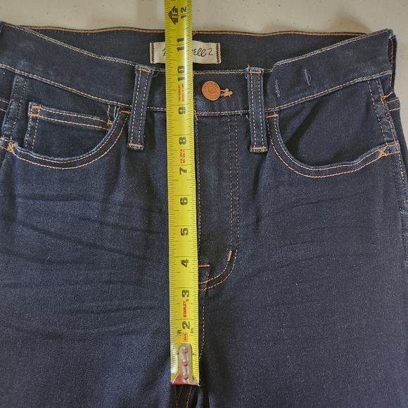 Madewell Roadtripper Jeggings Jeans High Rise Pember Dark Wash New Size 26 - Picture 9 of 11